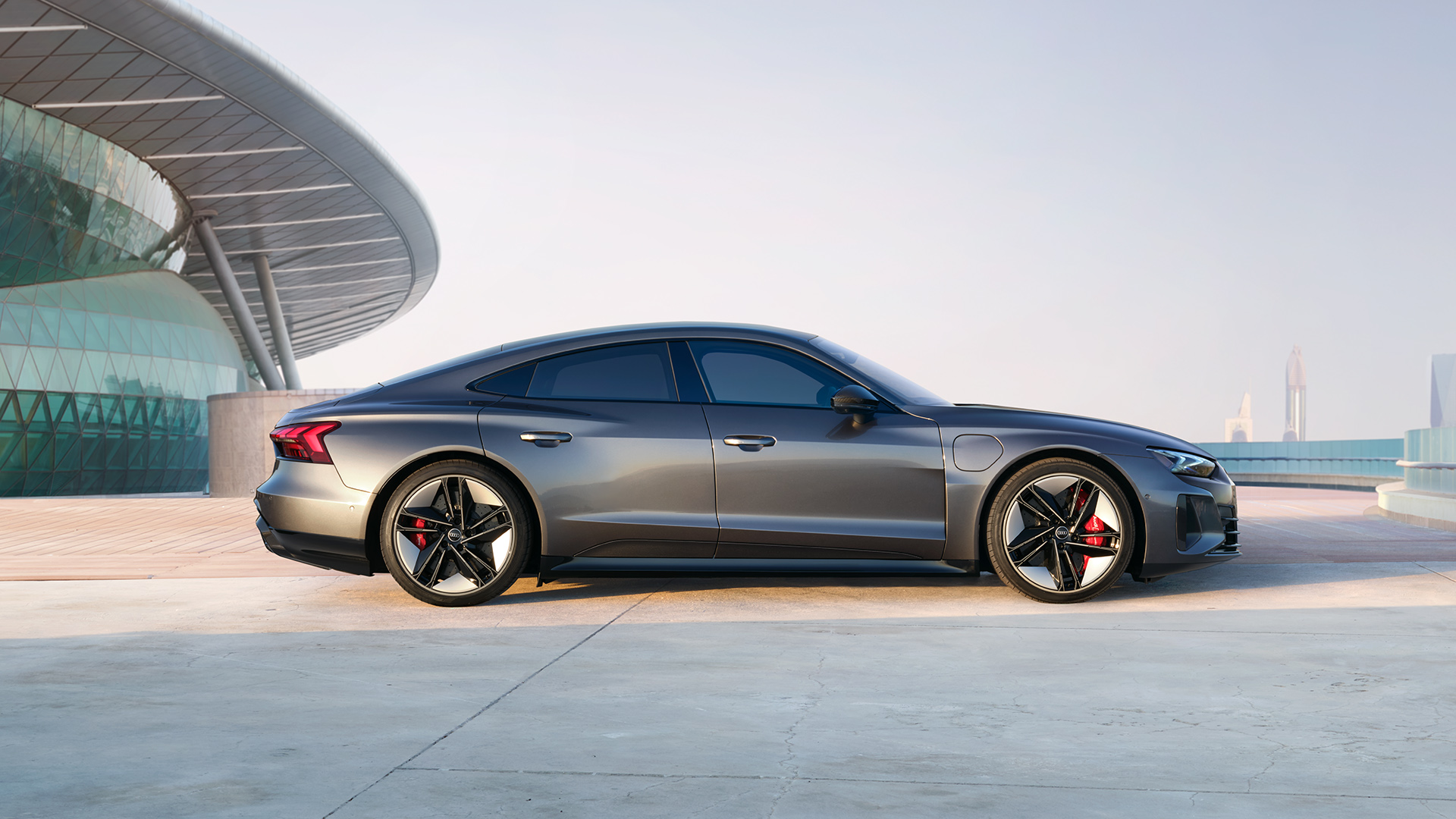 Side view of the Audi RS e-tron GT