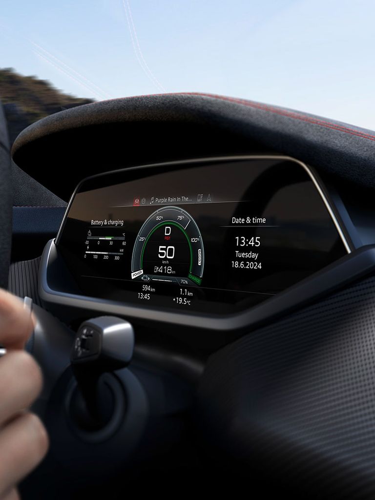 Audi RS e-tron GT virtual cockpit