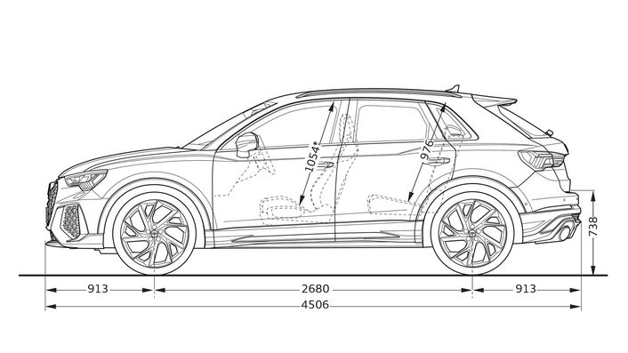 Abmessungen > RS Q3 > Q3 > Audi Cyprus