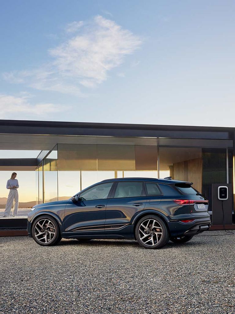 Home charging situation Audi Q6 SUV e-tron